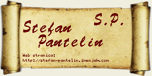 Stefan Pantelin vizit kartica